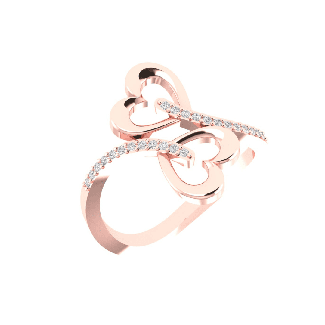 Seravelle Heart Diamond Ring - Image 5