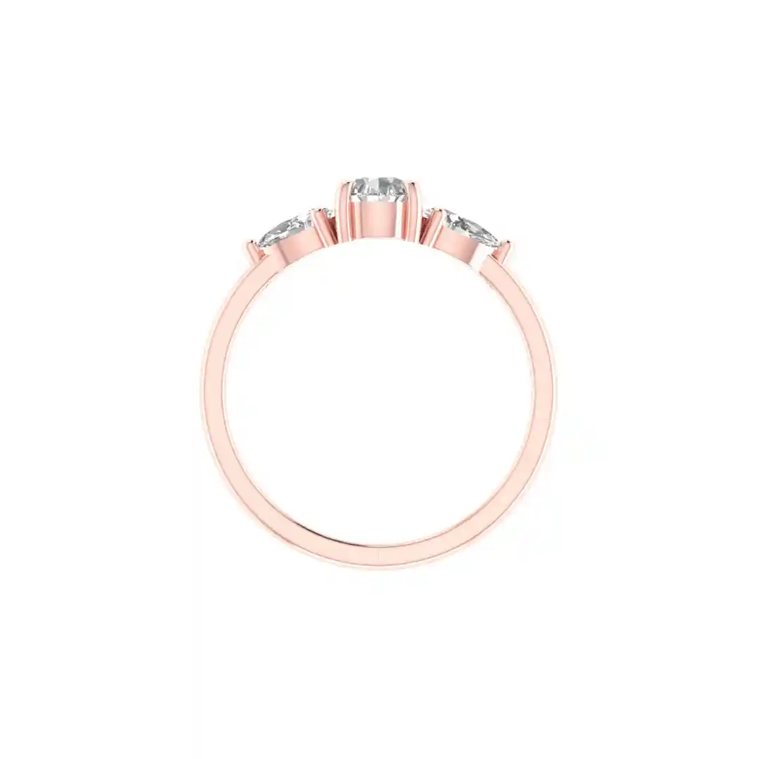 Seravelle Three-Stone Diamond Ring - Image 10