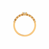 Elvaris Oval Halo Diamond Ring - Thumbnail Image 4