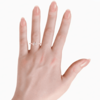 Avelisse Twin-Pear Diamond Ring - Thumbnail Image 11