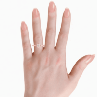 Aurevia Halo Diamond Ring - Thumbnail Image 11