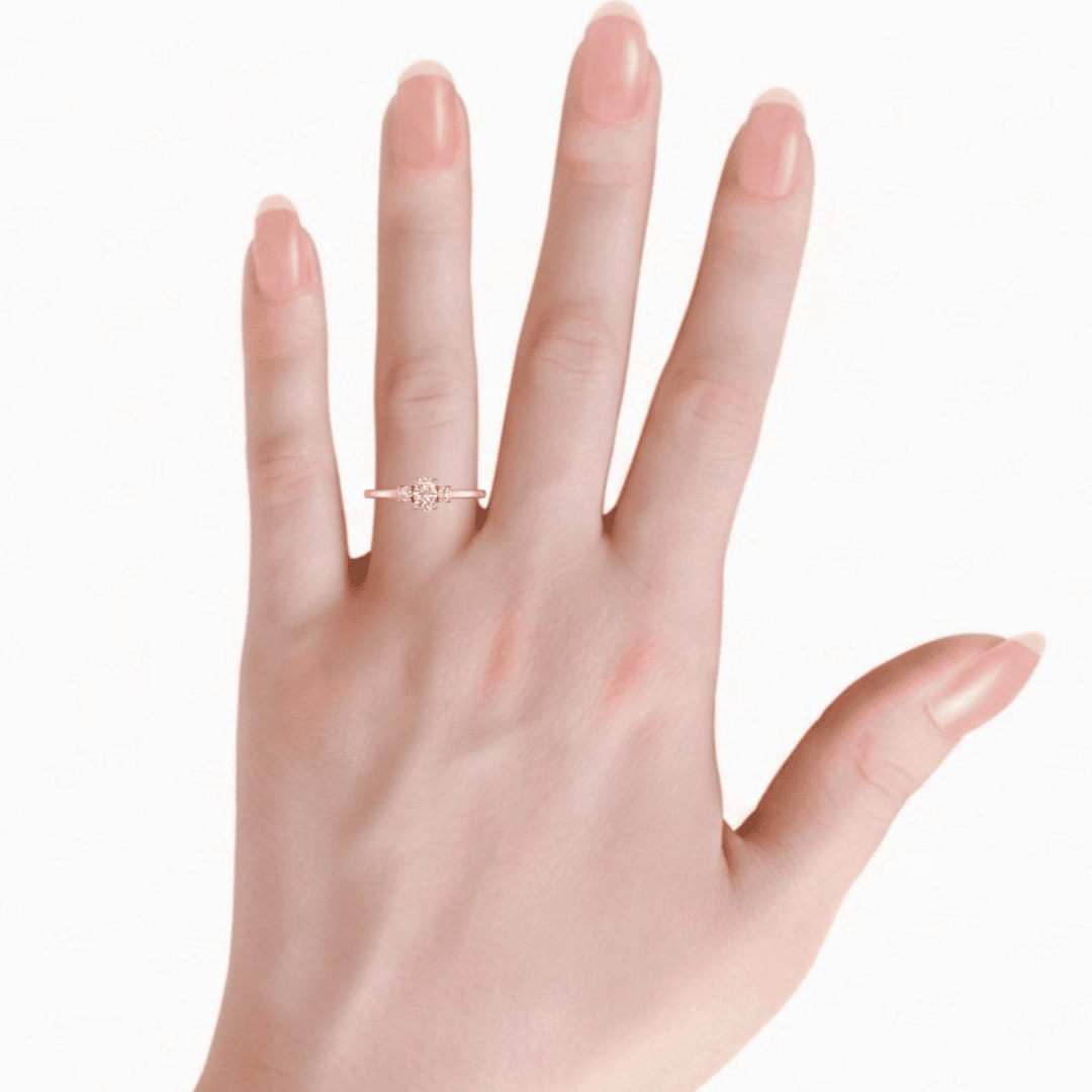 Seravelle Three-Stone Diamond Ring - Image 11