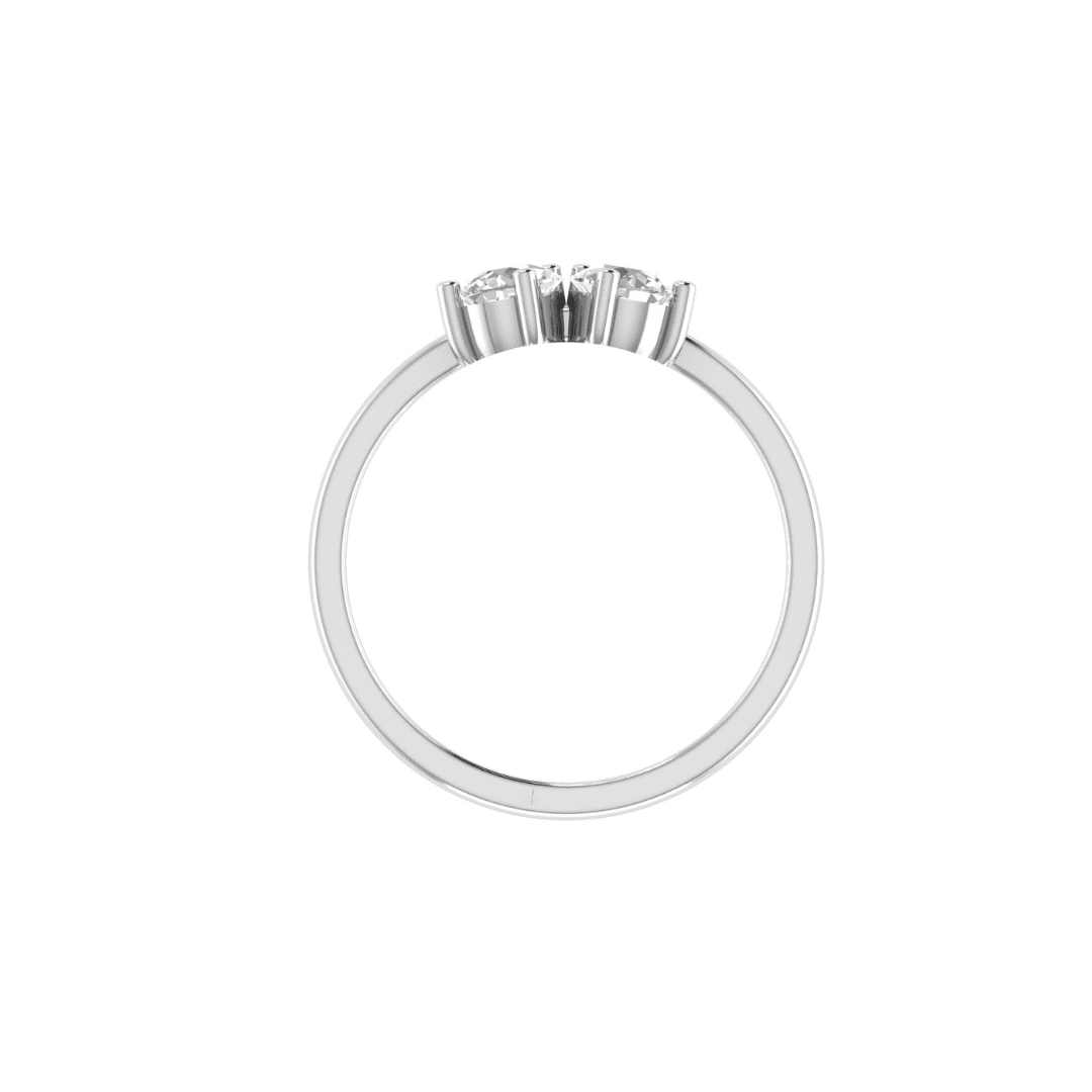 Avelisse Twin-Pear Diamond Ring - Image 7