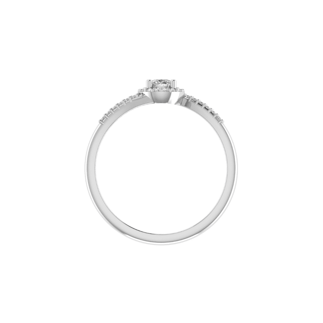 Aurevane Halo Diamond Ring - Image 6