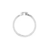 Seravelle Twin-Heart Diamond Ring - Thumbnail Image 7