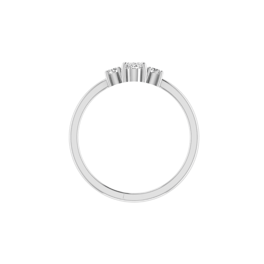 Seravelle Three-Stone Diamond Ring - Image 6