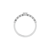 Elvaris Oval Halo Diamond Ring - Thumbnail Image 7