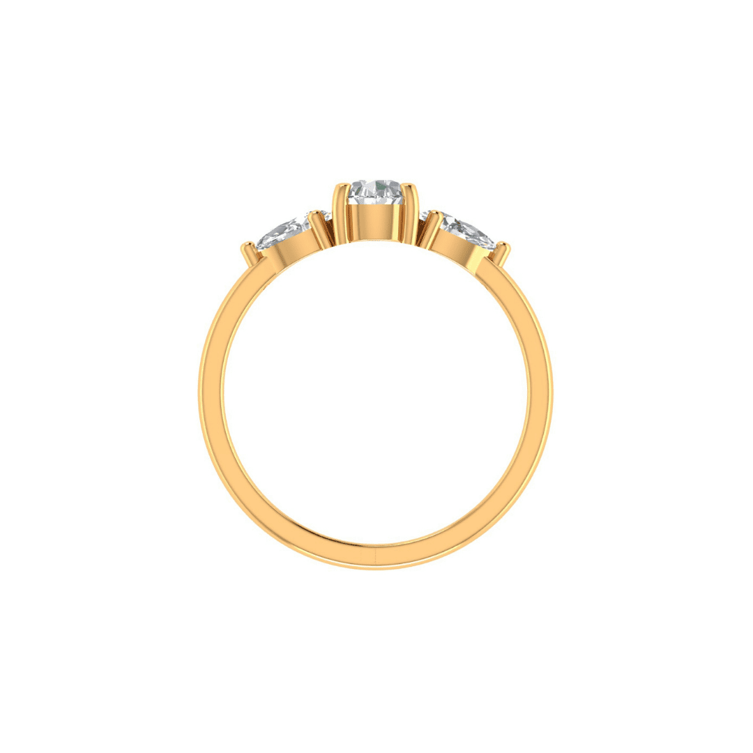 Seravelle Three-Stone Diamond Ring - Image 4