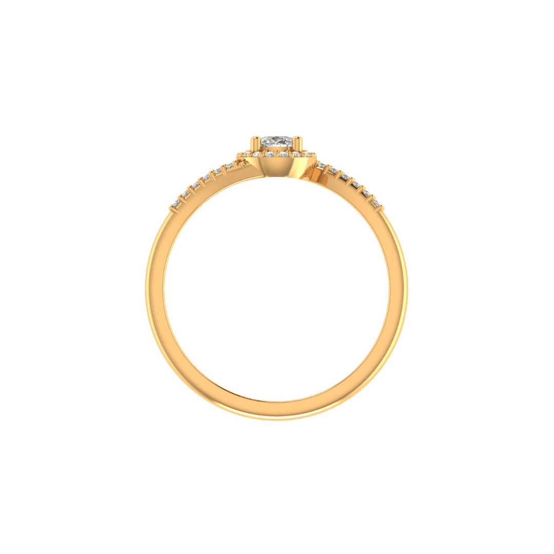 Aurevane Halo Diamond Ring - Image 3