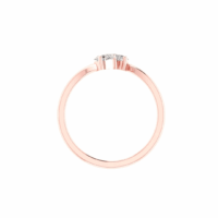 Seravelle Twin-Heart Diamond Ring - Thumbnail Image 10