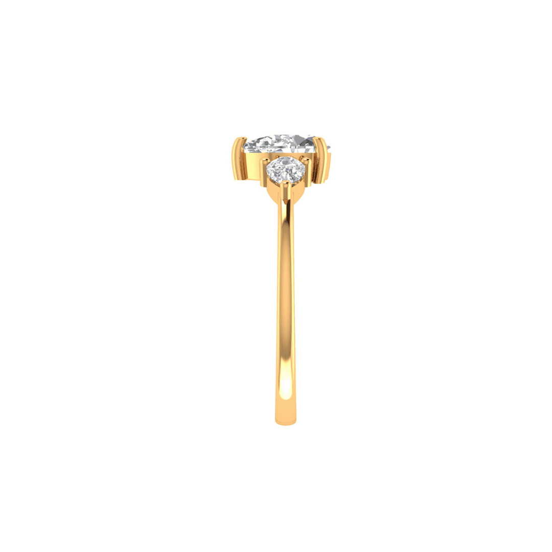Seravelle Three-Stone Diamond Ring - Image 3