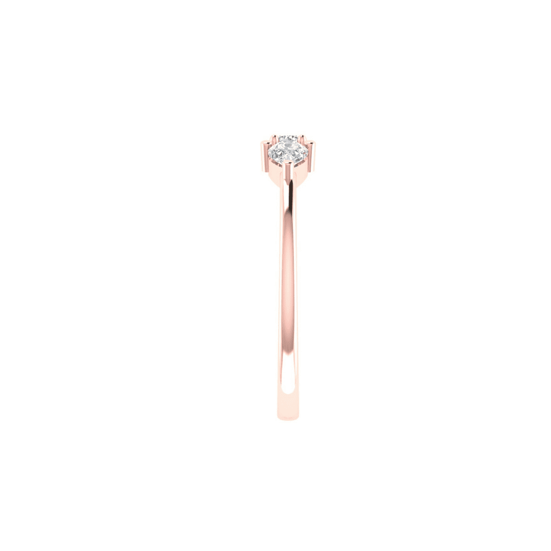 Elvaris Three-Stone Diamond Ring - Image 7