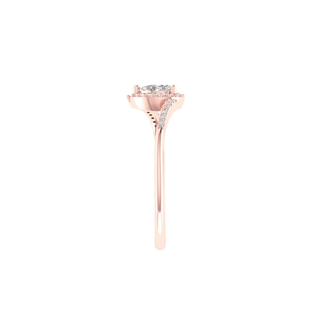 Aurevane Halo Diamond Ring - Image 10
