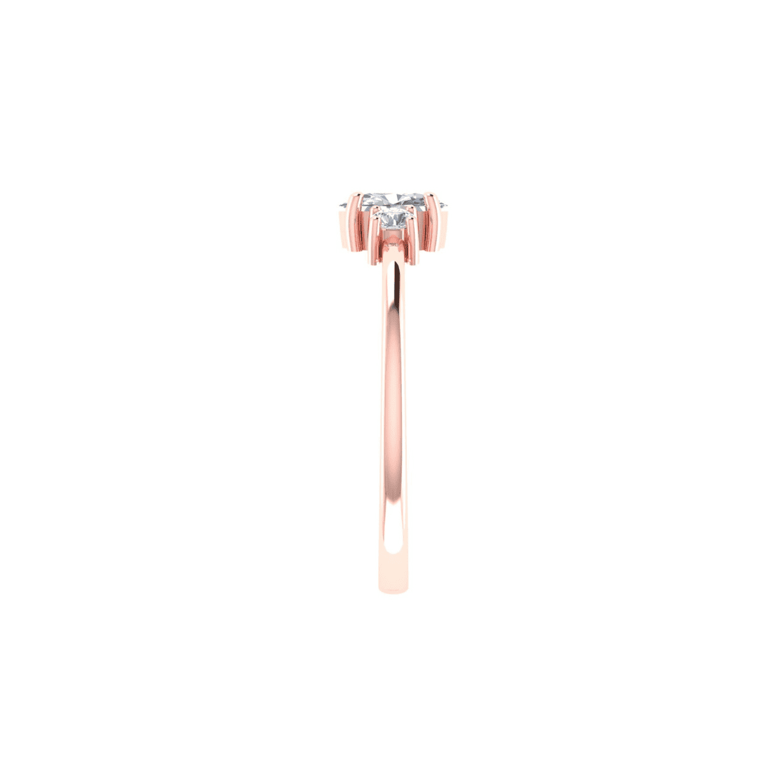 Seravelle Three-Stone Diamond Ring - Image 10