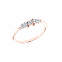 Elvaris Three-Stone Diamond Ring - Thumbnail Image 6