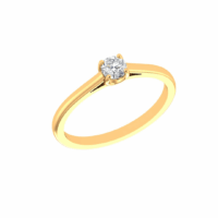 Elaraine Solitaire Diamond Ring - Thumbnail Image 1