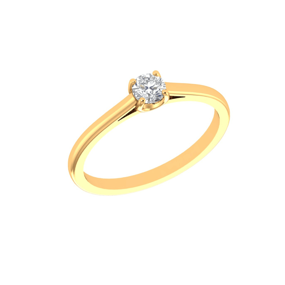 Elaraine Solitaire Diamond Ring - Image 1