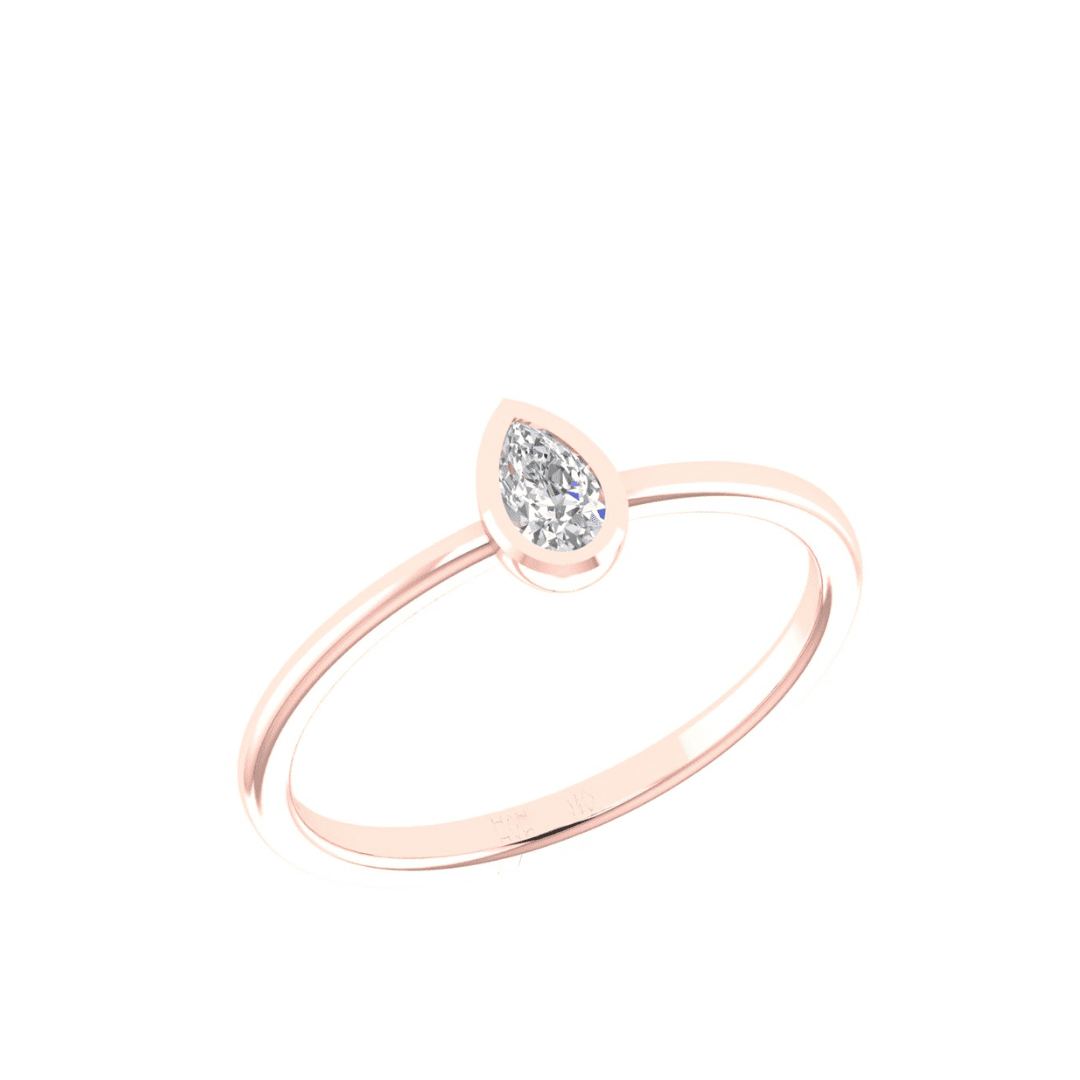 Aurevyn Pear Diamond Ring - Image 8
