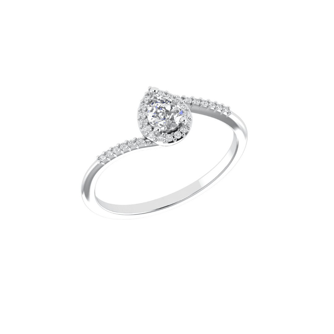 Aurevane Halo Diamond Ring - Image 5