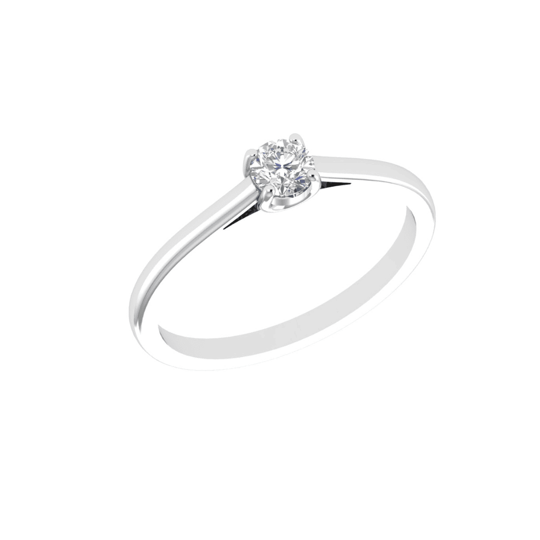Elaraine Solitaire Diamond Ring - Image 5