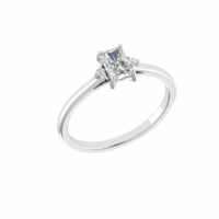 Elara Radiant Diamond Ring - Thumbnail Image 5