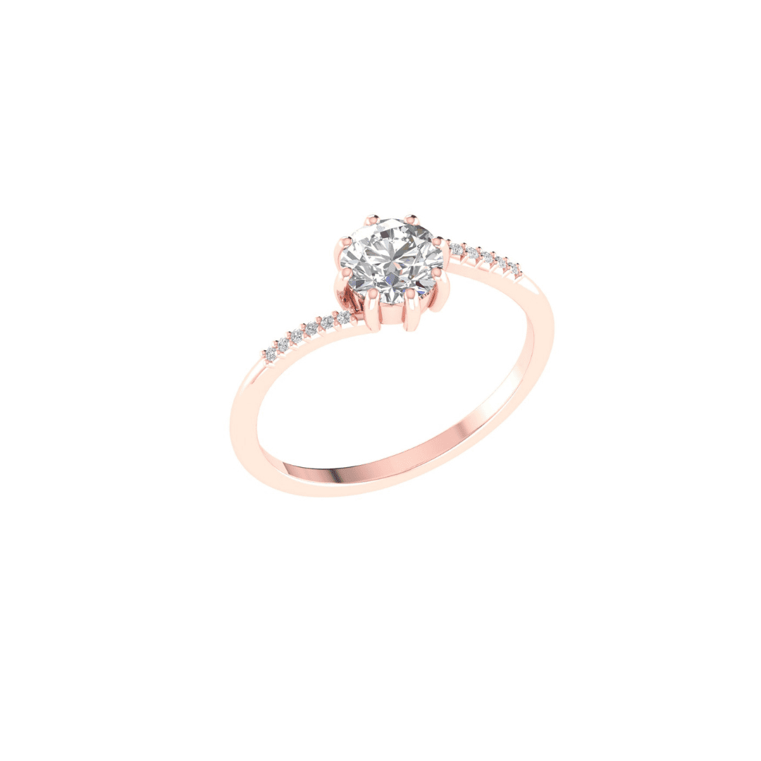 Celestine Bloom Diamond Ring - Image 8