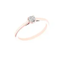 Elaraine Solitaire Diamond Ring - Thumbnail Image 8