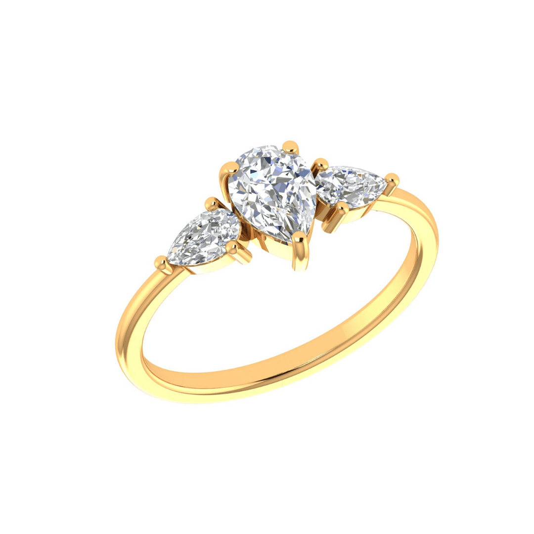 Seravelle Three-Stone Diamond Ring - Image 1